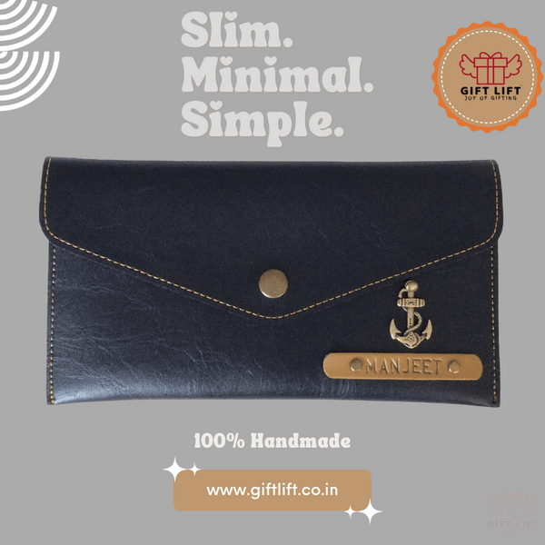 Black Button Purse - www.giftlift.in