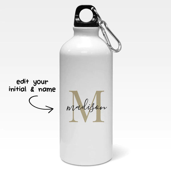 Custom Elegant Name Style Sipper Bottle - Gift Lift