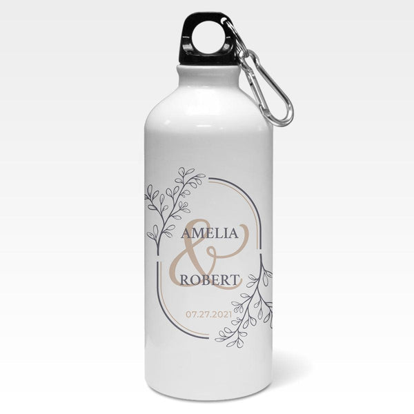 Custom Monogram Wedding Sipper Bottle - Gift Lift