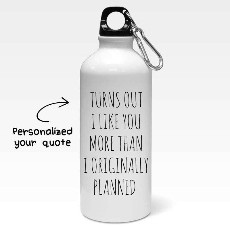 Custom Quote Message Valentine Gift Sipper Bottle - Gift Lift