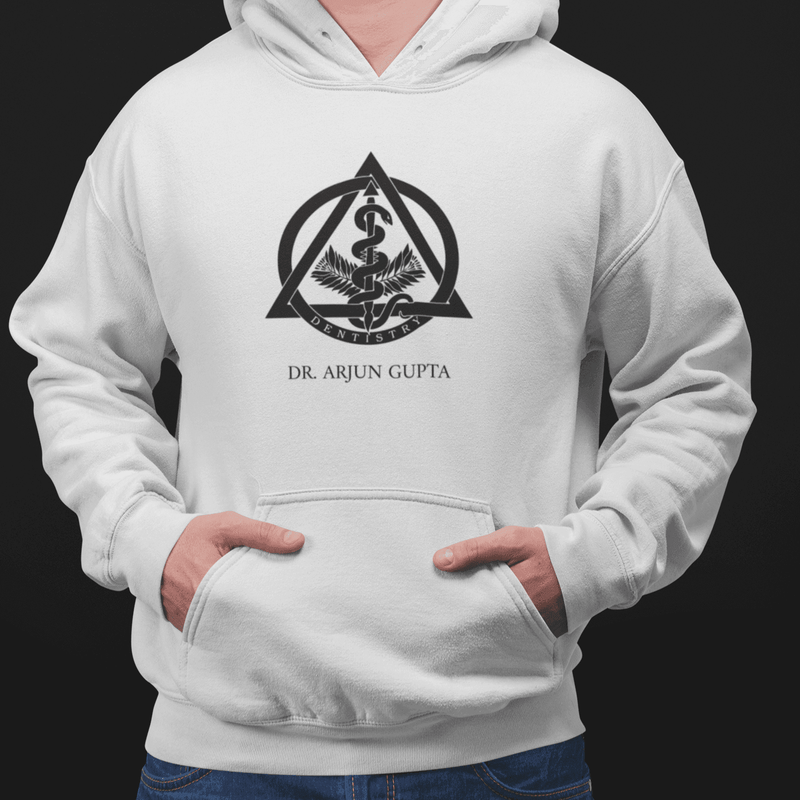 Customised Hoodie for Dentist | Logo Design and Name | Personalised Gift For Dentist - Gift Lift