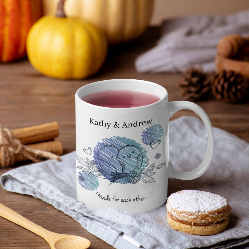 Cute Made for Each Other Customized Gift Him Her Coffee Mug - Gift Lift
