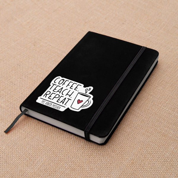 Personalised Coffee Teacher Art Notebook - Set of 2 - Gift Lift