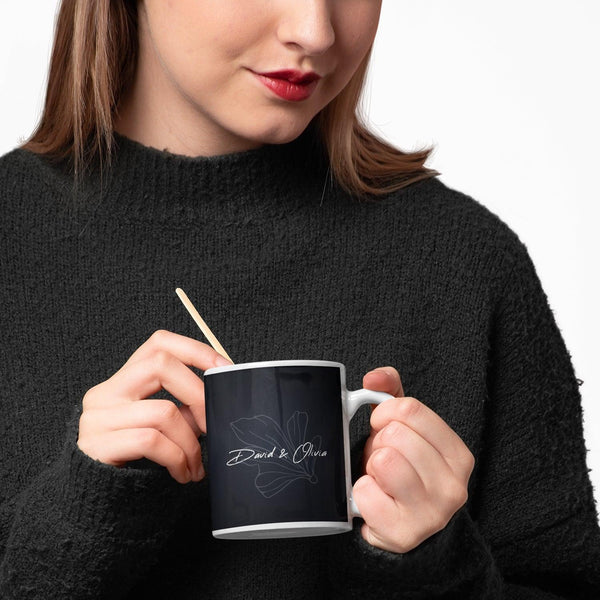 Personalised Couple Monogram Coffee Mug - Gift Lift