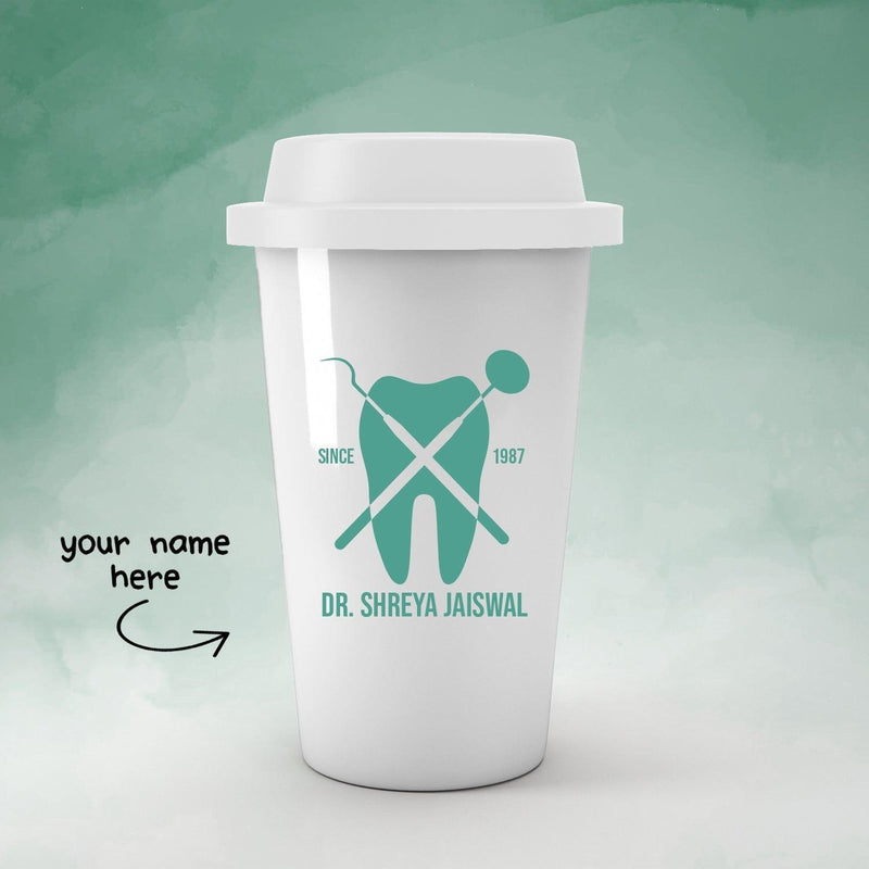 Personalised Dentist Equipment Art Tumbler - Gift Lift