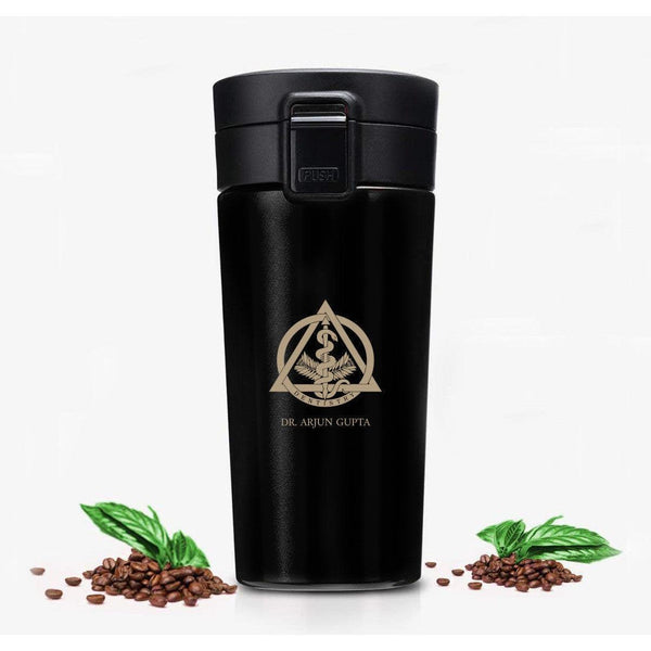 Personalised Dentist Logo Name Name Art Steel Tumbler | Gift Idea Doctor - Gift Lift