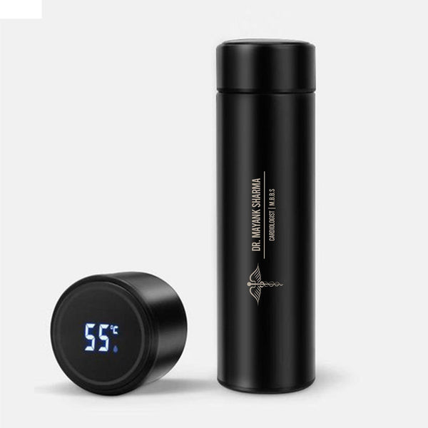 Personalised Doctor Name & Specialty Temperature Bottle (Hot & Cold Vacuum Flask) | Personalised Gift - Gift Lift