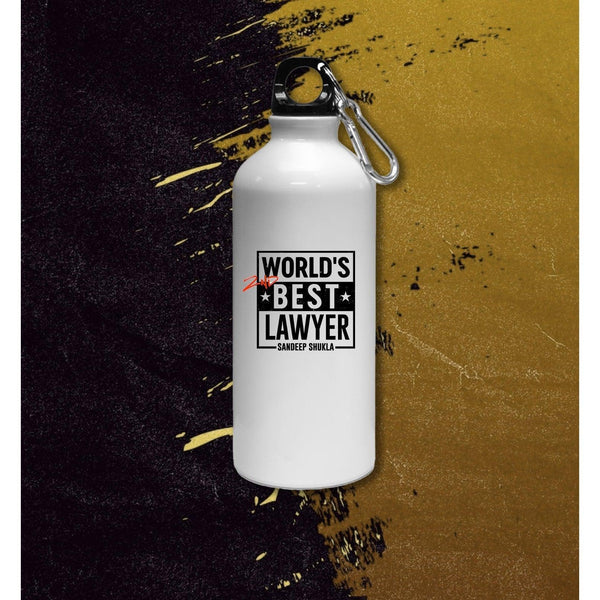 Personalised Gift Prank - Bottle - World's 2nd Best Lawyer - Gift Lift