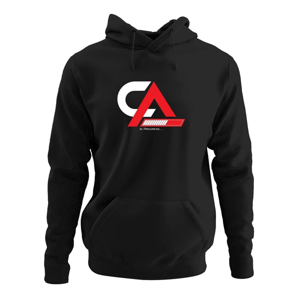 Personalised Hoodie for CA | In Progress Name Design | Customised Hoodie for Chartered Accountant - Gift Lift