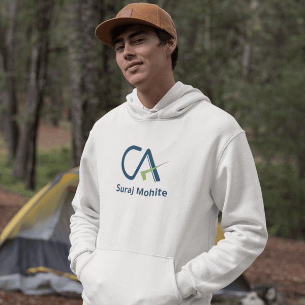 Personalised Hoodies for CA | CA Logo with Custom Name Print | Cutomised Hoodies for Chartered Accountant - Gift Lift