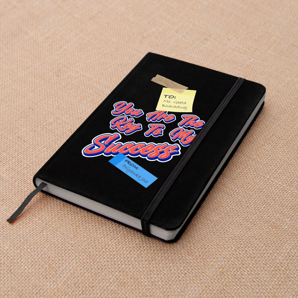 Personalised Key To Success Teacher Art Notebook - Set of 2 - Gift Lift