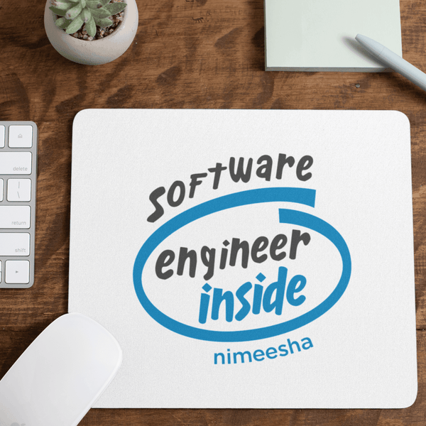 Personalised MousePad for Engineers - Engineer inside - Gift Lift