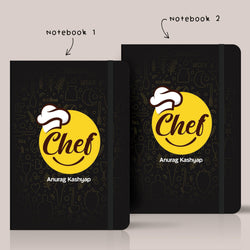 Personalised set of 2 Notebooks for Chefs | Chefs Logo | Ideal Gift For Chefs - Gift Lift