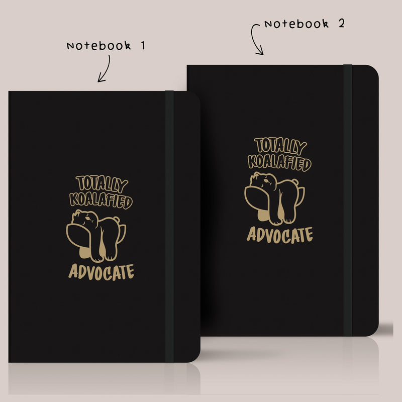 Personalised set of 2 Notebooks for Professionals - Totally Koalafied - Gift Lift