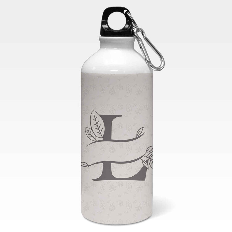 Personalised Split Letters With Leaves Sipper Bottle - Gift Lift