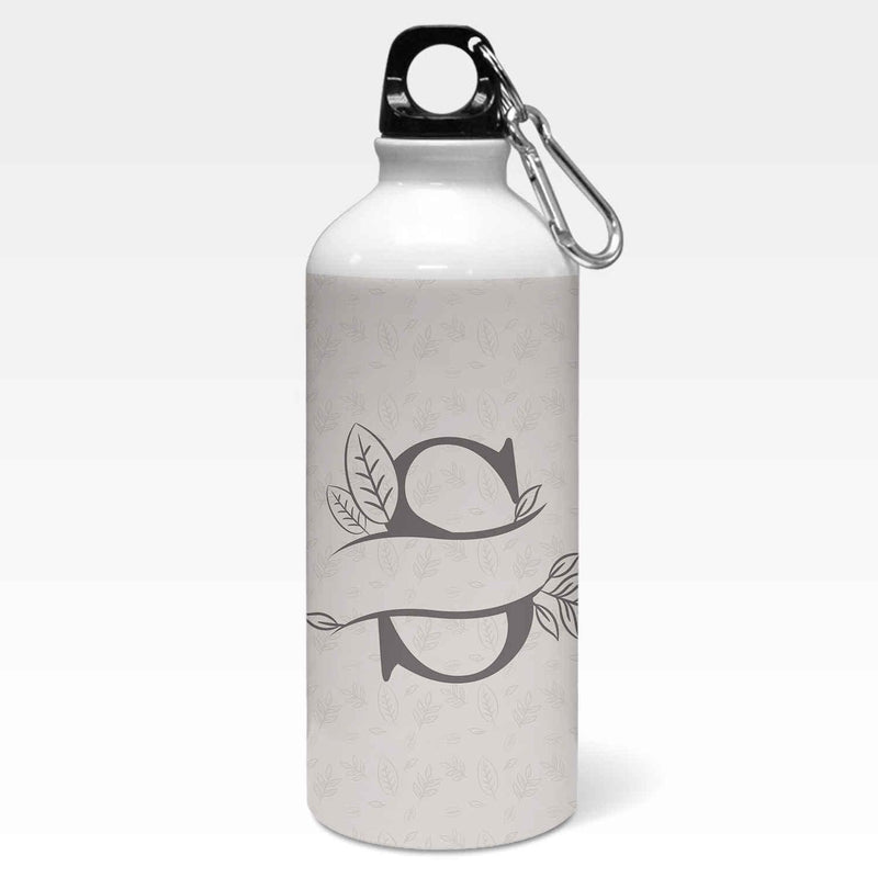 Personalised Split Letters With Leaves Sipper Bottle - Gift Lift