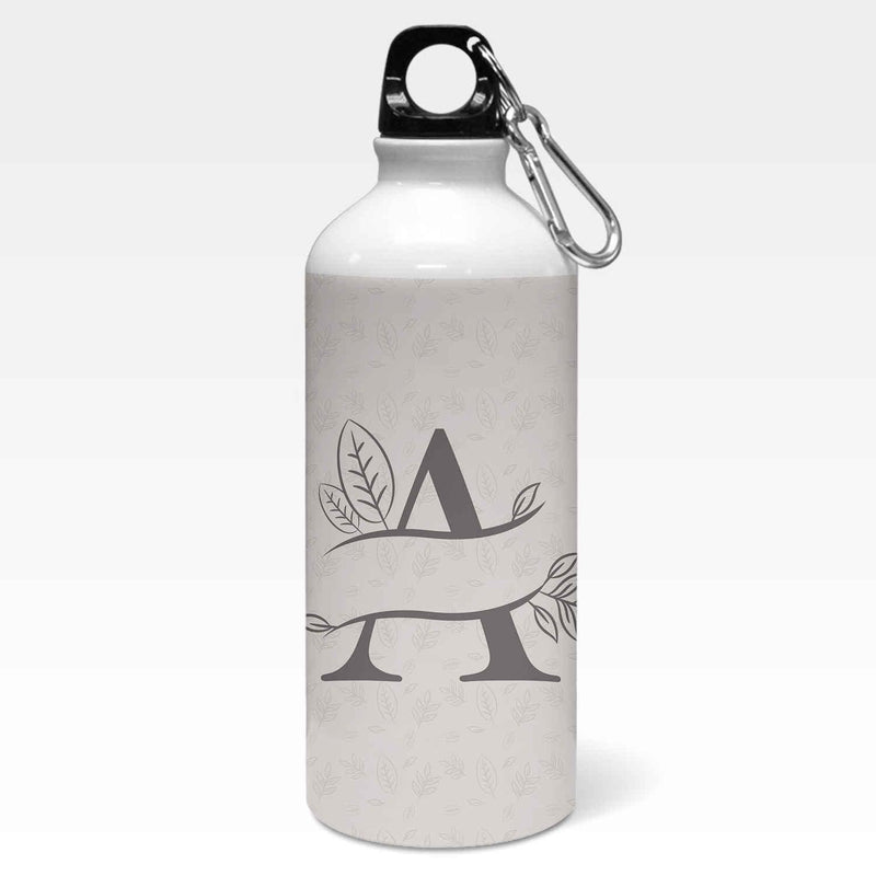 Personalised Split Letters With Leaves Sipper Bottle - Gift Lift