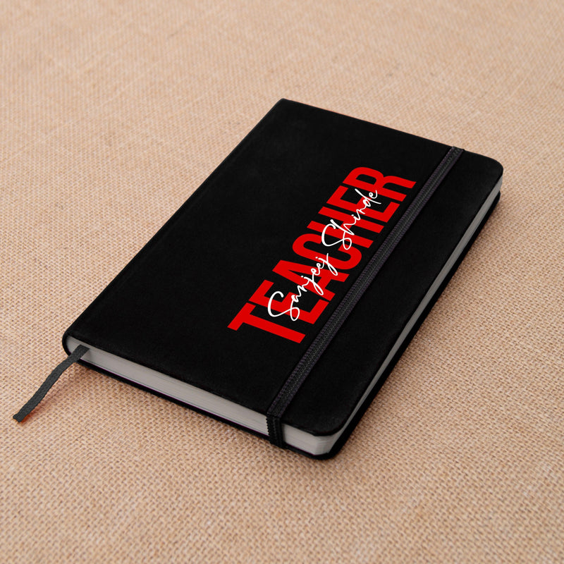 Personalised Teacher Typo Art Notebook - Set of 2 - Gift Lift