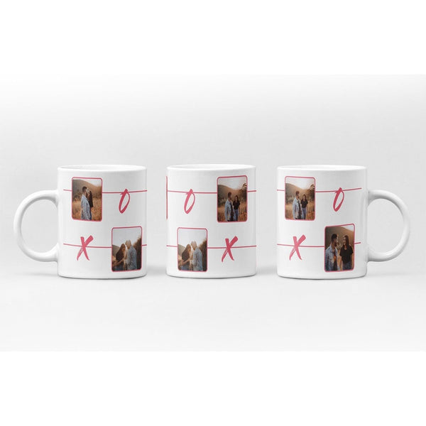 Personalised XOXO Art Couple Photo Collage Coffee Mug - Gift Lift