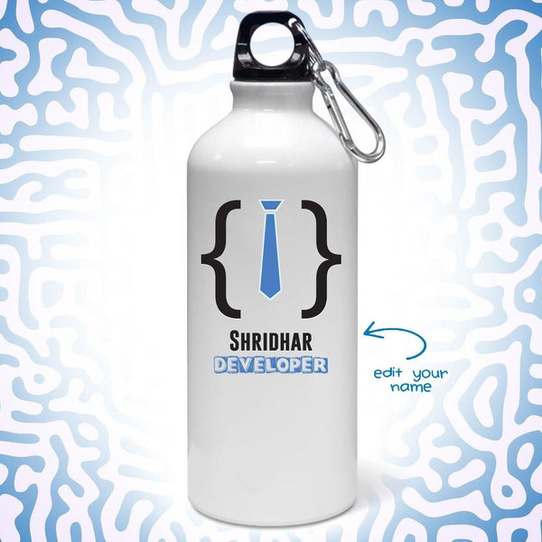 Personalized Bottle for Engineers- Developer - Gift Lift
