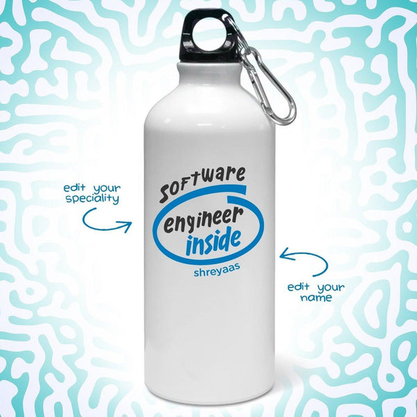 Personalized Bottle for engineers- Engineer inside - Gift Lift