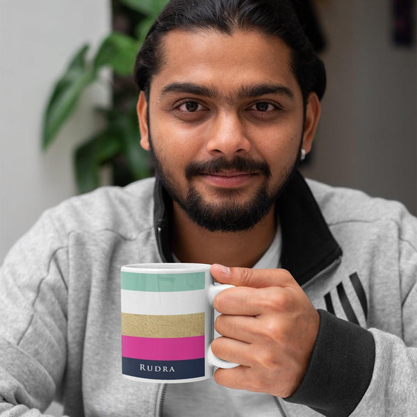 Personalized Bright Heues & Faux Gold Coffee mug - Gift Lift