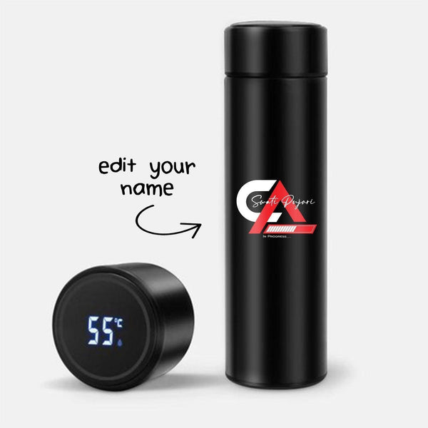 Personalized CA In Progress Name Art Temperature Bottle (Hot & Cold Vacuum Flask) - Gift Lift