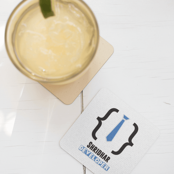 Personalized coaster for Engineers- Developer - Gift Lift
