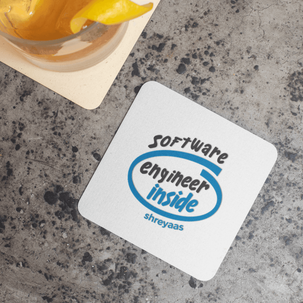 Personalized Coaster for Engineers - Engineer inside - Gift Lift