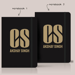 Personalized CS Logo Art Notebook - Set of 2 - Gift Lift