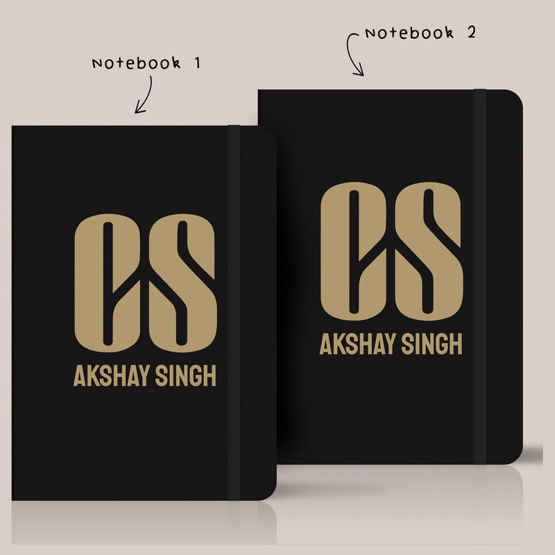 Personalized CS Logo Art Notebook - Set of 2 - Gift Lift