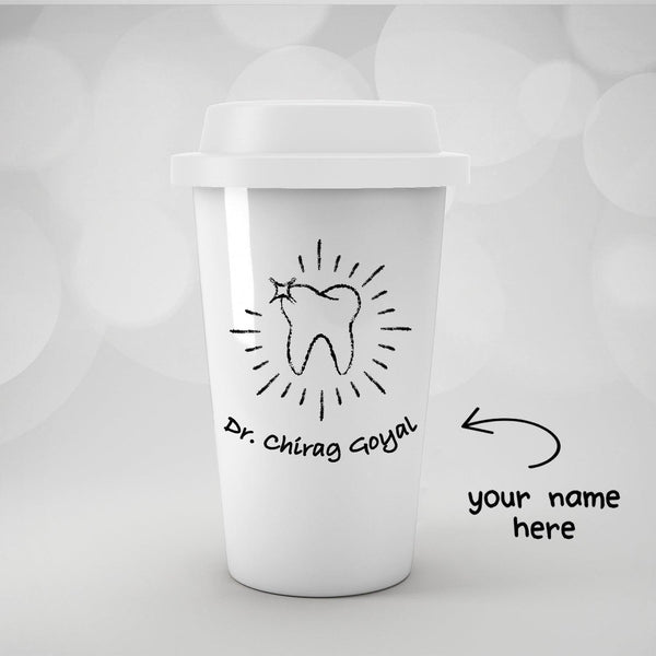 Personalized Dentist Chalk Art Tumbler - Gift Lift