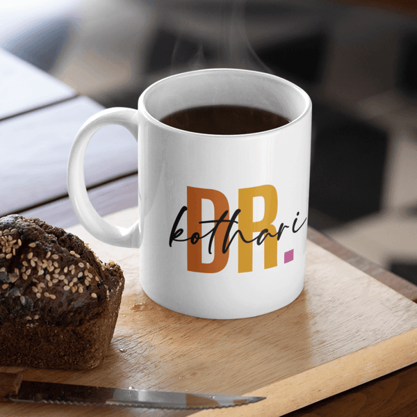Personalized Dr. Name Art Coffee Mug - Gift Lift