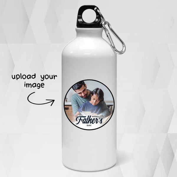 Personalized Happy Father's Day Art Water Bottle - Gift Lift