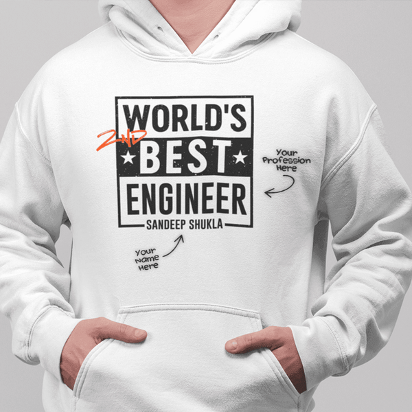 Personalized Hoodies for Engineers | Worlds Best Engineers Designs | Customized Hoodies for Engineers - Gift Lift