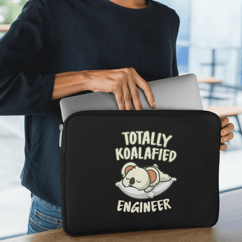 Personalized Laptop Sleeve for Engineers - Totally Koalafied - Gift Lift