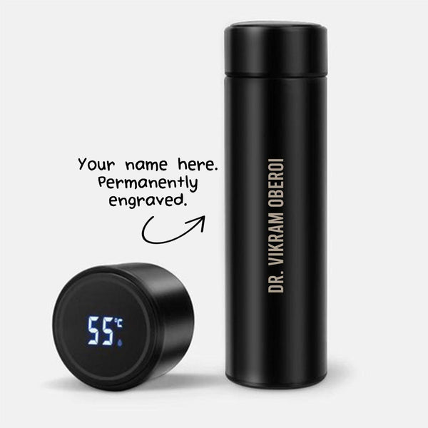 Personalized Name Temperature Bottle (Hot & Cold Vacuum Flask) | Personalised GIft - Gift Lift