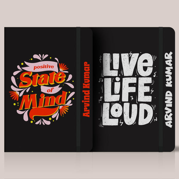 Personalized Positive Quotes & Name Notebook - Set of 2 - Gift Lift