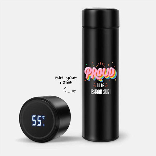 Personalized Pride & Proud Temperature Bottle (Hot & Cold Vacuum Flask) - Gift Lift