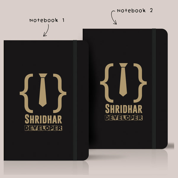 Personalized Set of 2 Notebooks for Programmers - Developer - Gift Lift