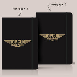 Personalized Top Gun Art Notebook - Set of 2 - Gift Lift