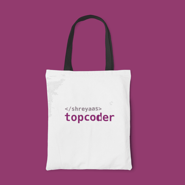 Personalized Tote Bag for Programmers - Top coder - Gift Lift