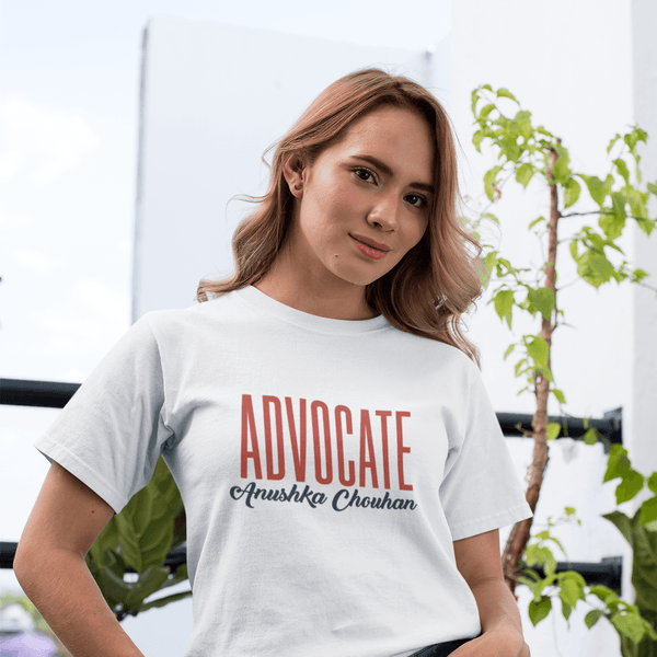 Personalized Tshirt for Advocates - Advocate Typo - Gift Lift