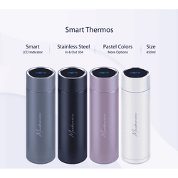 Premium Thermos, Laser Engraved Bottle, Personalized Smart Bottle - Gift Lift