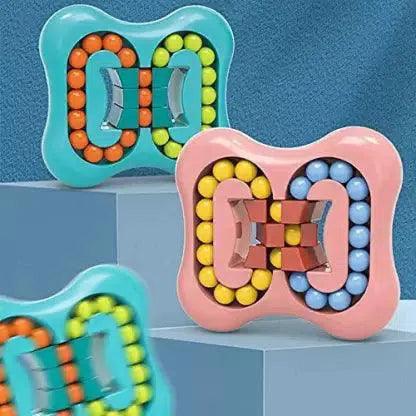 Rotating Magic Bean Cube Intelligent Stress Relief Toy - Gift Lift