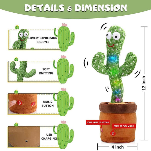 Toys Talking Cactus for Kids - Gift Lift