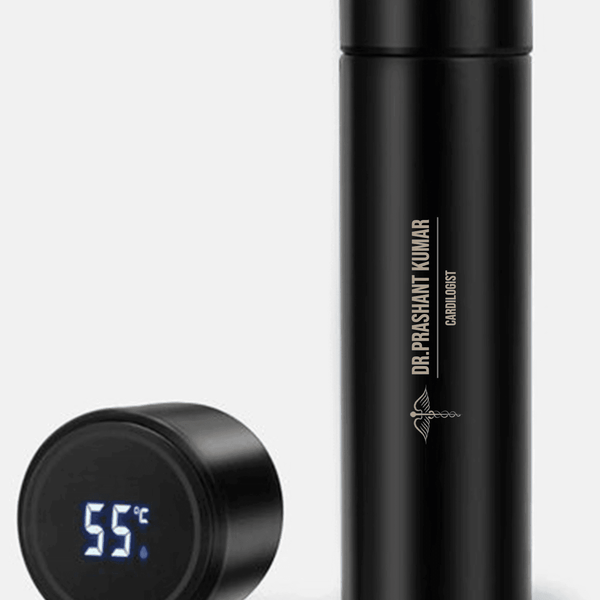 Unique Personalised  Doctor Name & Specialty Temperature Bottle (Hot & Cold Temperature Flask) - Gift Lift