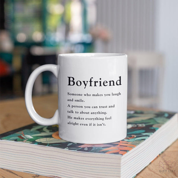 Uniquely Personalized Boyfriend Definition Coffee Mug - www.giftlift.in