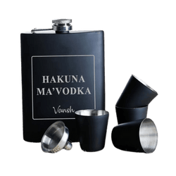 Uniquely Personalized Hip Flask with shot glasses - Gift Lift
