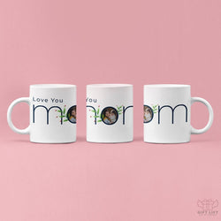 Uniquely Personalized Love You Mom Photo Art Coffee Mug - www.giftlift.in